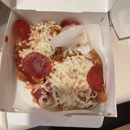 $11 chicken pizza.