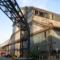 Urban Oyster Tours - Building 128 at Navy Yard and future site of the Green Manufacturing Center