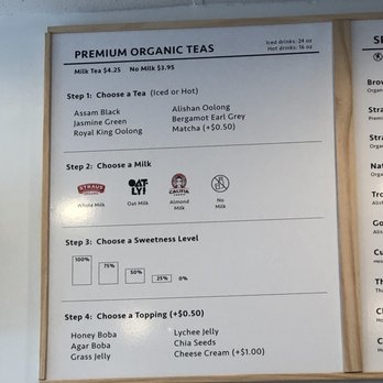 Boba Bliss - Menu - Bubble Tea Near Me - Dublin, California