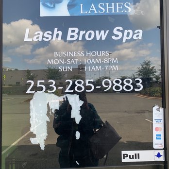 Lash & Brow Spa - Hours posted & not open - Eyelash Service Near Me - Federal way, Washington