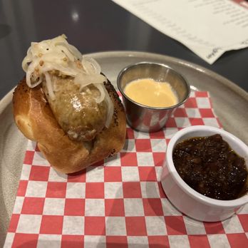 Gunshow - Rabbit brioche condiments. - New American Near Me - Atlanta, Georgia