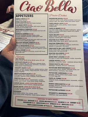 Menu photo 7 Ciao Bella Prescott Valley, AZ Menu photo 7 Ciao Bella Prescott Valley, AZ
