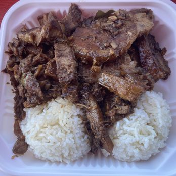 Lucky Three Seven - Pork Adobo over Rice - Filipino Near Me - Oakland, California Lucky Three Seven - Pork Adobo over Rice - Filipino Near Me - Oakland, California
