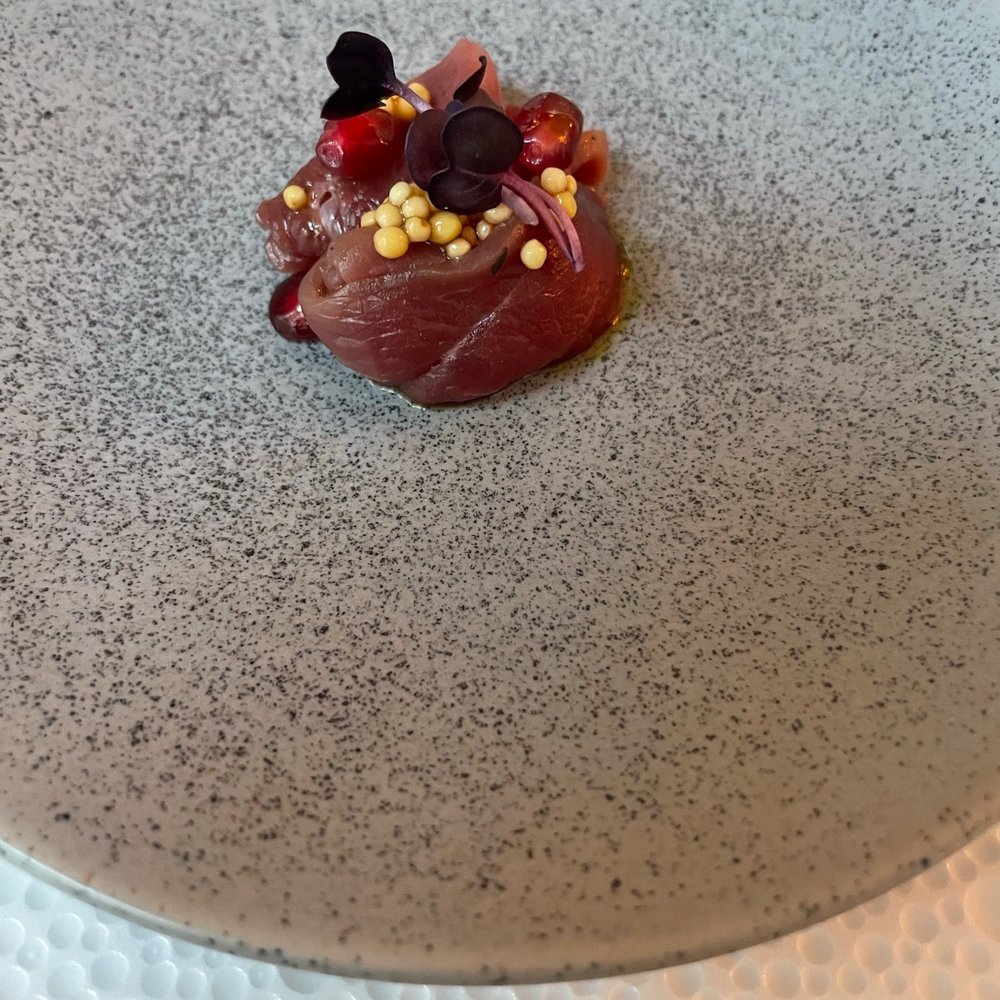 Statholdergaarden og Statholderens Mat og Vinkjeller - A raw duck breast dish. - Restaurants Near Me - Oslo, 03 Statholdergaarden og Statholderens Mat og Vinkjeller - A raw duck breast dish. - Restaurants Near Me - Oslo, 03