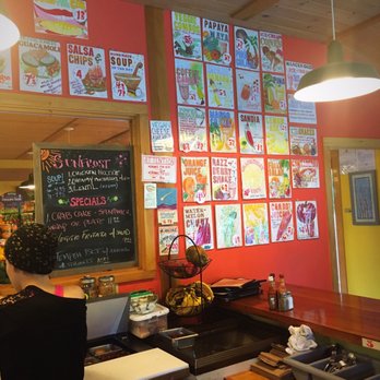 Sunfrost Farms - Menu on the wall, bright and fun - Fruits & Veggies Near Me - Woodstock, New York Sunfrost Farms - Menu on the wall, bright and fun - Fruits & Veggies Near Me - Woodstock, New York
