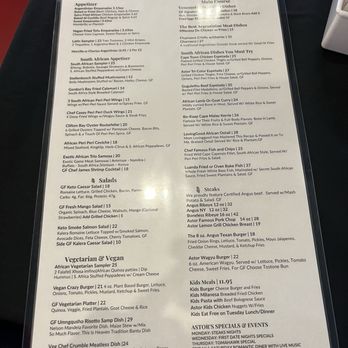 Astor’s Table - Menu - Steakhouses Near Me - Katy, Texas