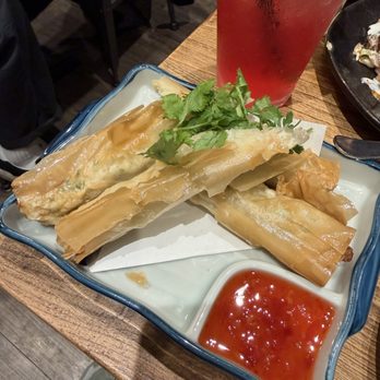 Kiraku - scallop & shrimp spring roll - Tapas/Small Plates Near Me - Berkeley, California Kiraku - scallop & shrimp spring roll - Tapas/Small Plates Near Me - Berkeley, California