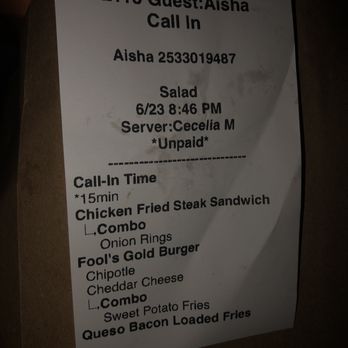 Burger Claim - a menu for a restaurant - Burgers Near Me - Centralia, Washington