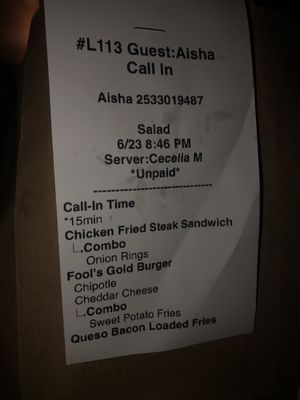 Menu photo 2 Burger Claim Centralia, WA