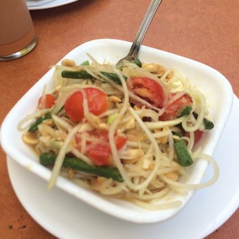SriPraPhai Thai Restaurant - Crunchy and tangy papaya salad - Thai Near Me - Woodside, New York SriPraPhai Thai Restaurant - Crunchy and tangy papaya salad - Thai Near Me - Woodside, New York