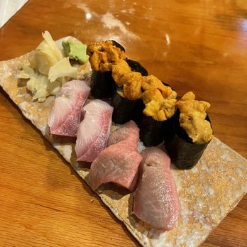 Imanas Tei - Uni, hamachi, otoro nigiri - Sushi Bars Near Me - Honolulu, Hawaii Imanas Tei - Uni, hamachi, otoro nigiri - Sushi Bars Near Me - Honolulu, Hawaii