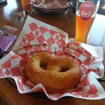 Harpoon Brewery - Pretzel!!! HUGE!!! - Breweries Near Me - Boston, Massachusetts