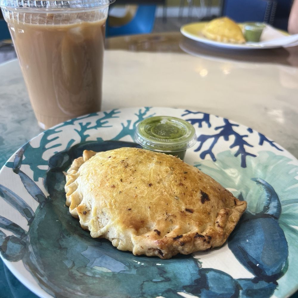 Lomo Saltado Empanada Steak turnover with lime infused crust.