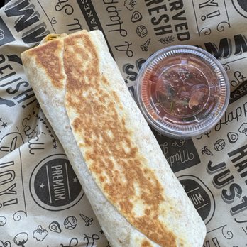 Free Range Exchange Coffee Eats & Treats - A delicious chorizo breakfast burrito. - Gluten-Free Near Me - La Crosse, Wisconsin