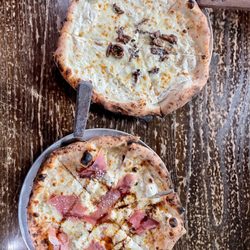 Ellijay Wood Fired Pizza - Black Goat (bottom) Local Ellijay (Top)