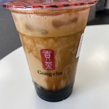 Gong Cha - Brown Sugar milk tea - Bubble Tea Near Me - Tampa, Florida