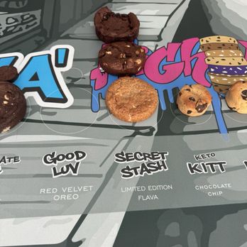 Cookie Plug - Secret stash changes frequently...there was an oatmeal lemon blueberry! Yummy! - Desserts Near Me - Fresno, California