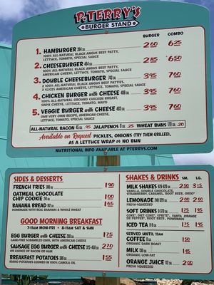Menu photo 3 P. Terry's Burger Stand Austin, TX Menu photo 3 P. Terry's Burger Stand Austin, TX