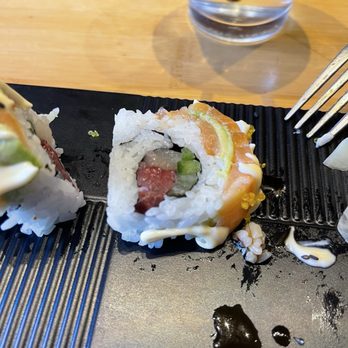 Tavernakaya - Inside the Sunset Salmon Roll - Japanese Near Me - Madison, Wisconsin