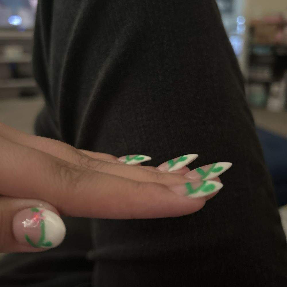 Luxx Nail Salon - these are super cute but they looked upright and one hurts to press down on. both hands nails look upright - Nail Salons Near Me - Fort Worth, Texas Luxx Nail Salon - these are super cute but they looked upright and one hurts to press down on. both hands nails look upright - Nail Salons Near Me - Fort Worth, Texas