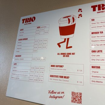 Trio Coffee House - Menu - Coffee & Tea Near Me - Palmdale, California Trio Coffee House - Menu - Coffee & Tea Near Me - Palmdale, California