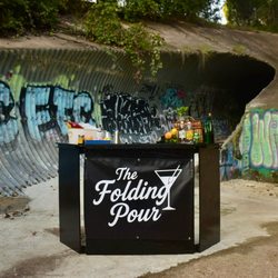 Our hand-made custom bar!