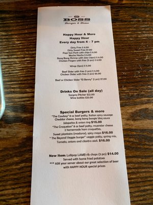 Menu photo 2 Boss Tapas Burger & Brew Hialeah, FL