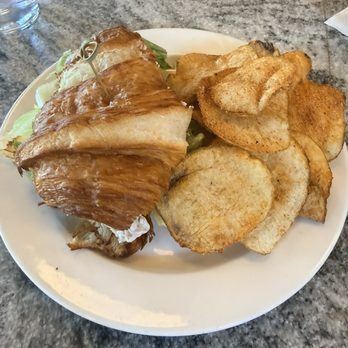 Lady Bird - Chicken salad sandwich with house made chips - Salad Near Me - Saugatuck, Michigan