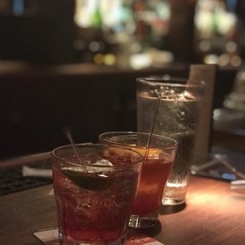 Mike's American - Couldn't decide so I got all 3!! Cran & Vodka with Ol' Fashion and a side of Water!! - American Near Me - Springfield, Virginia