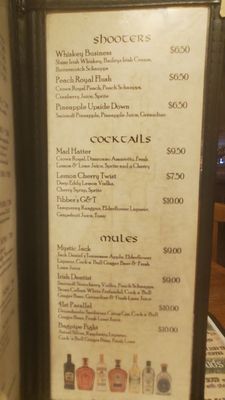 Menu photo 8 Fibber Magees Chandler, AZ