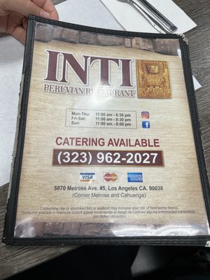 Inti Peruvian Restaurant by null