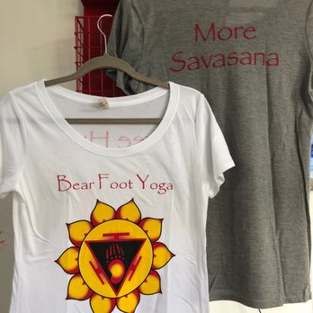Bear Foot Yoga - Fun merch! BFY logo with "More Savasana" or " Free Hugs" - Yoga Near Me - Burlington, Wisconsin Bear Foot Yoga - Fun merch! BFY logo with "More Savasana" or " Free Hugs" - Yoga Near Me - Burlington, Wisconsin