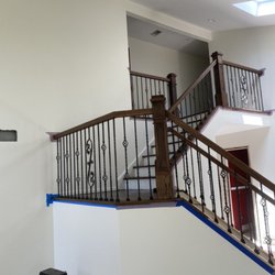 Royal Floor Sanding - Espresso stain , stairs threads , hand rails