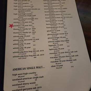 Some Random Bar - Menu (June 2023) - New American Near Me - Seattle, Washington