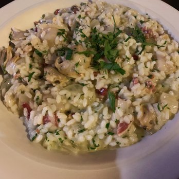 Ribollita - Clam and pancetta risotto - Italian Near Me - Portland, Maine
