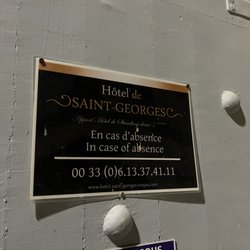 Hôtel Saint Georges - Le numéro d'urgence qui ne sert à rien