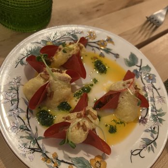 PORT UNION - Red carrot dumpling - Gluten-Free Near Me - Chicago, Illinois PORT UNION - Red carrot dumpling - Gluten-Free Near Me - Chicago, Illinois