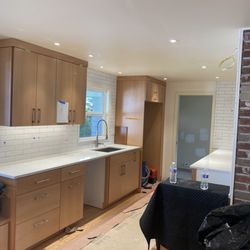 Kitchen remodel in process