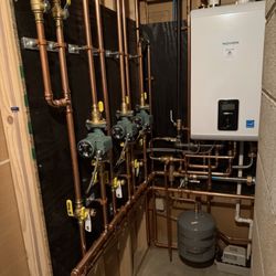 Aqua Flow Plumbing & HVAC - New tankless boiler and hot water heater install