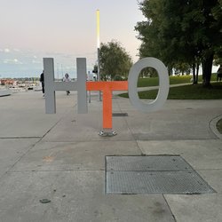 HTO Park - HTO sign