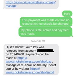 Cricket Wireless Authorized Retailer - Paid in full yesterday!
