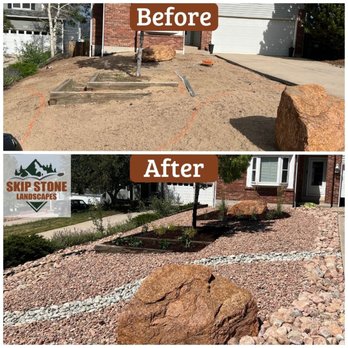 Skip Stone Landscapes - before and after - Landscaping Near Me Skip Stone Landscapes - before and after - Landscaping Near Me