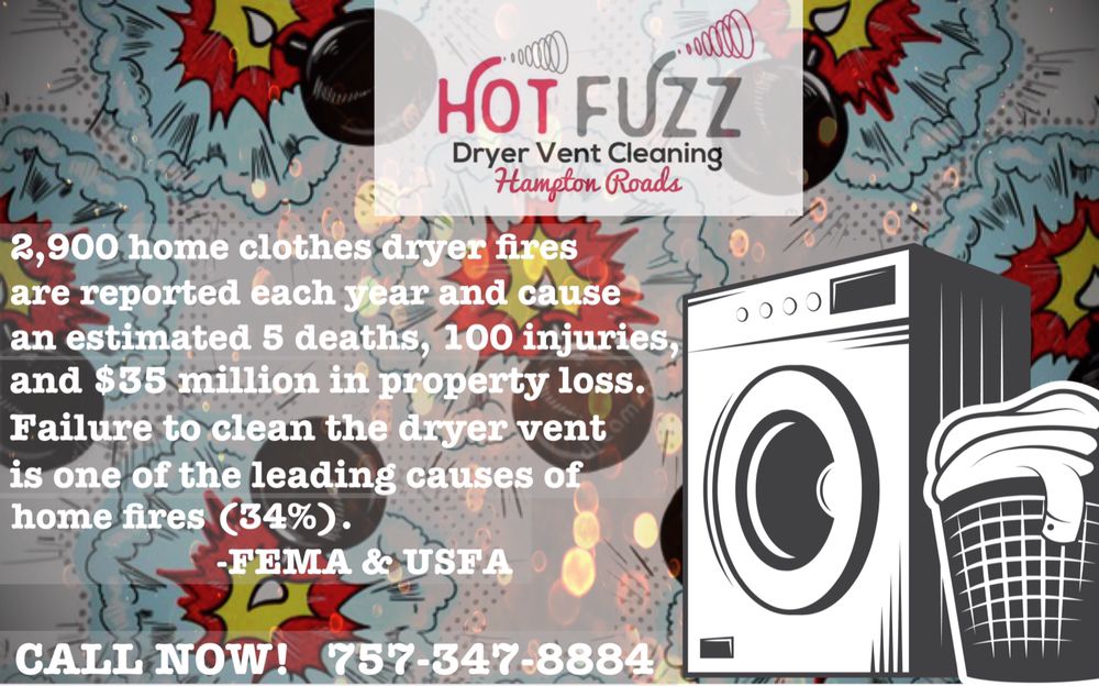 Hot Fuzz Dryer Vent Cleaning - veterans service organization in Portsmouth, VA