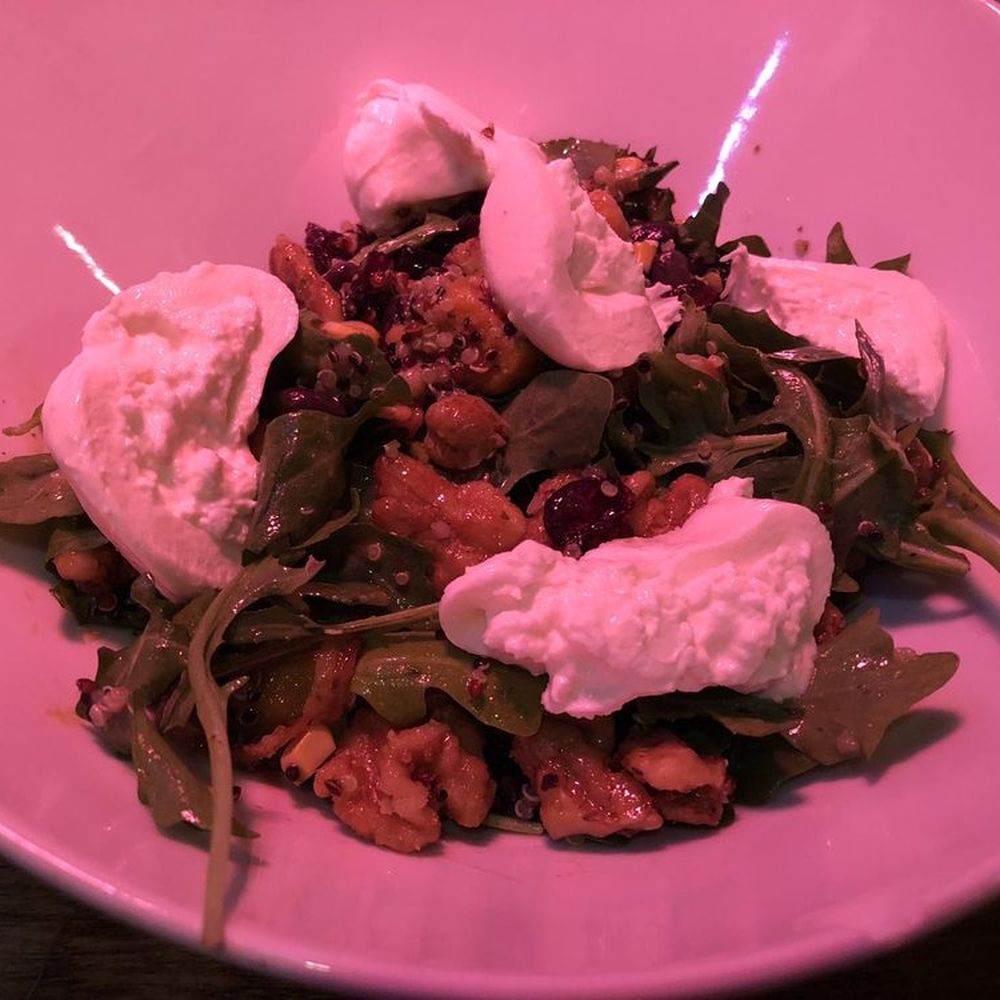 Geddy's - Quinoa, Roasted Sweet Potatoes & Burrata - Seafood Near Me - Bar Harbor, Maine Geddy's - Quinoa, Roasted Sweet Potatoes & Burrata - Seafood Near Me - Bar Harbor, Maine