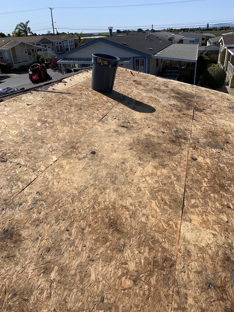 Slide of CalBurrey Roofing Construction