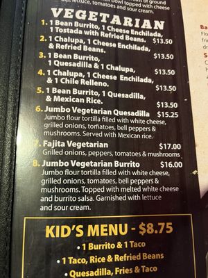 Menu photo 4 Cocina Azteca Mount Laurel, NJ