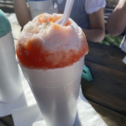 Funky Monkeys Shaved Ice - Funky monkey with a scoop of ice cream