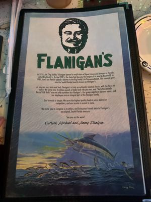 Menu photo 2 Flanigan's - Coconut Grove Coconut Grove, FL