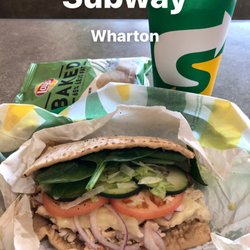 Subway - 6" Rotisserie Chicken flat bread sandwich, chips & drink.