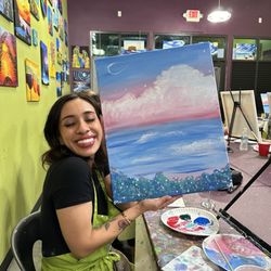 Bottle & Bottega by Painting with a Twist - Painting of the night